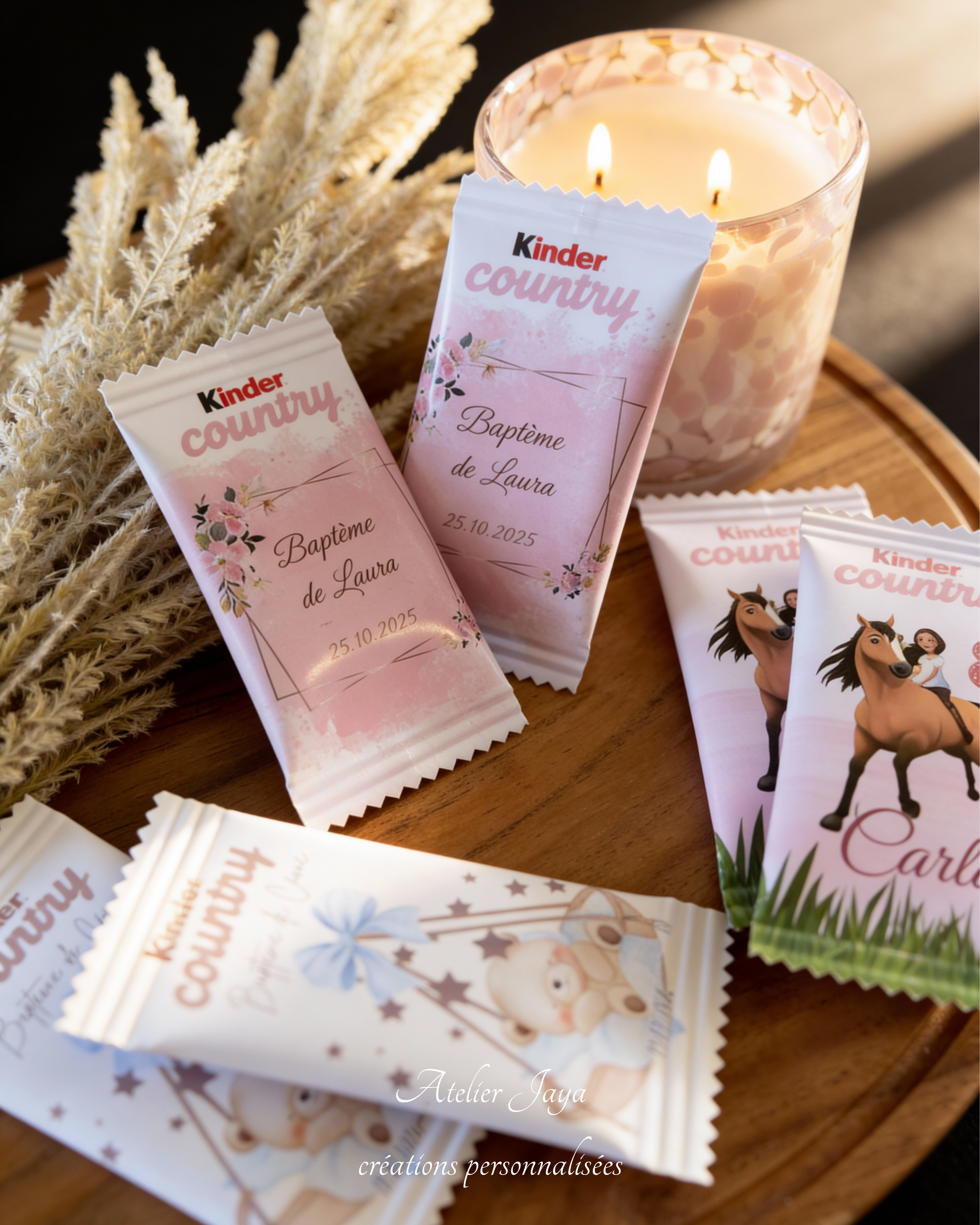 Kinder country personnalisés
