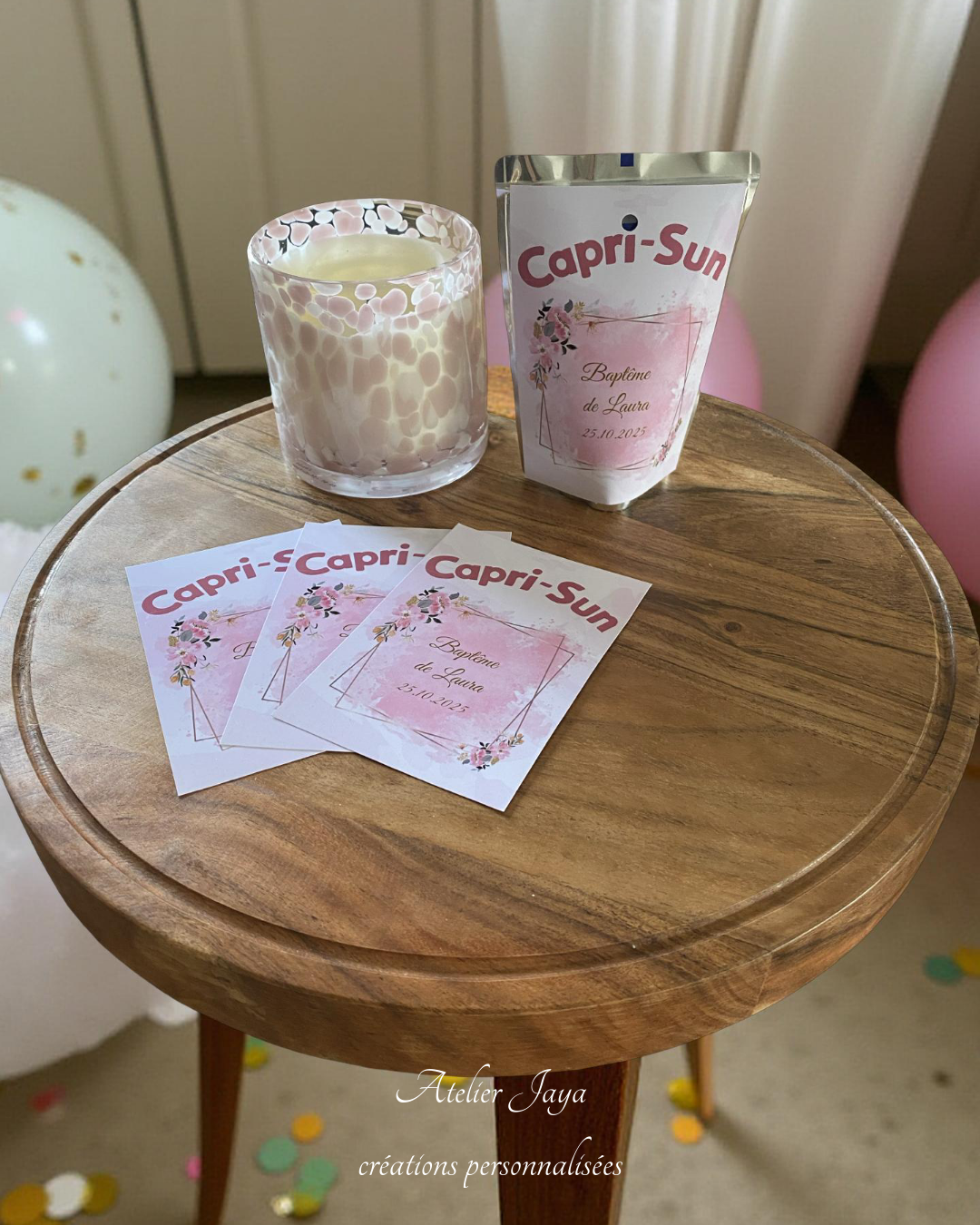 Caprisun - étiquettes personnalisés (lot de 4)