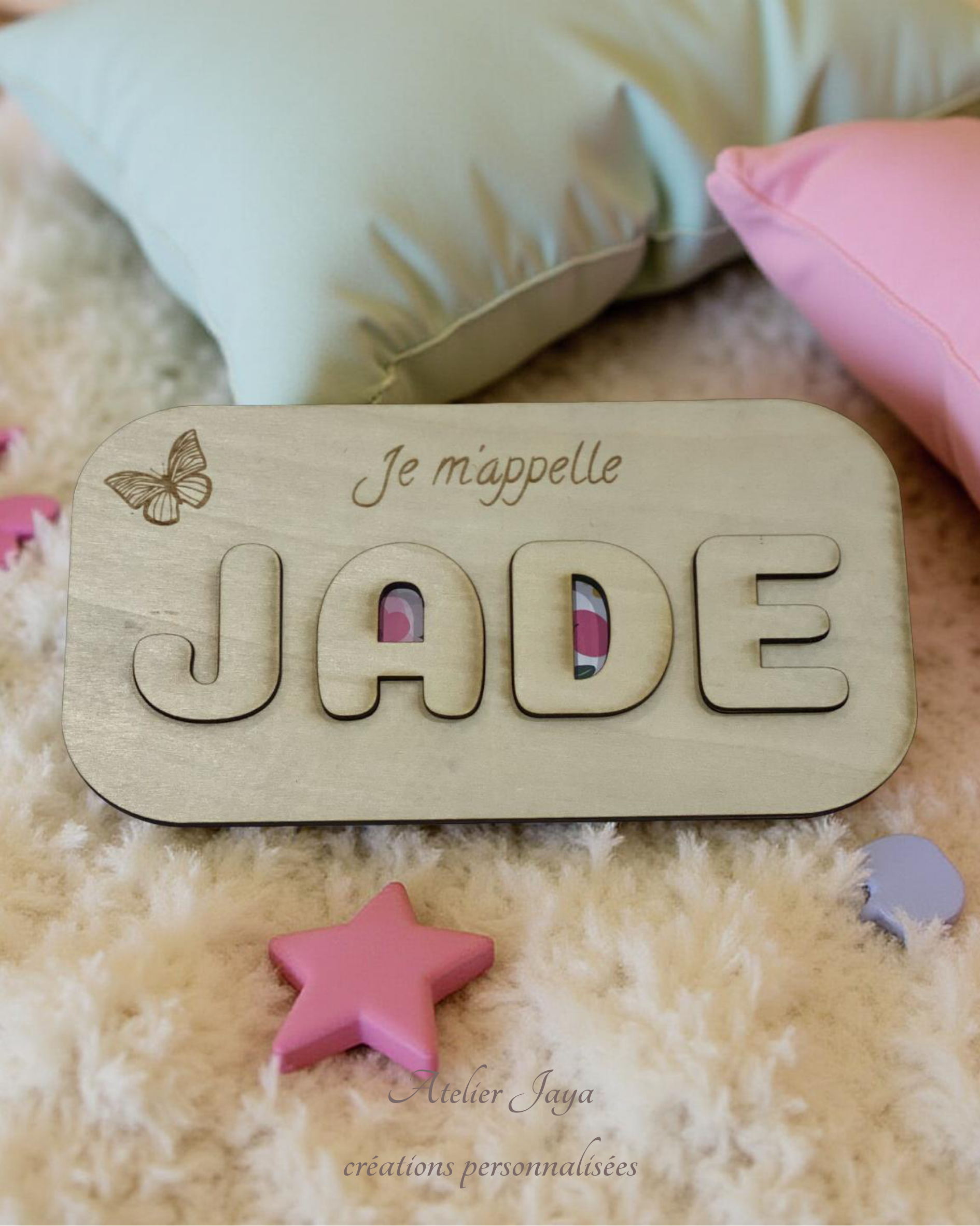 Puzzle enfant en bois naturel