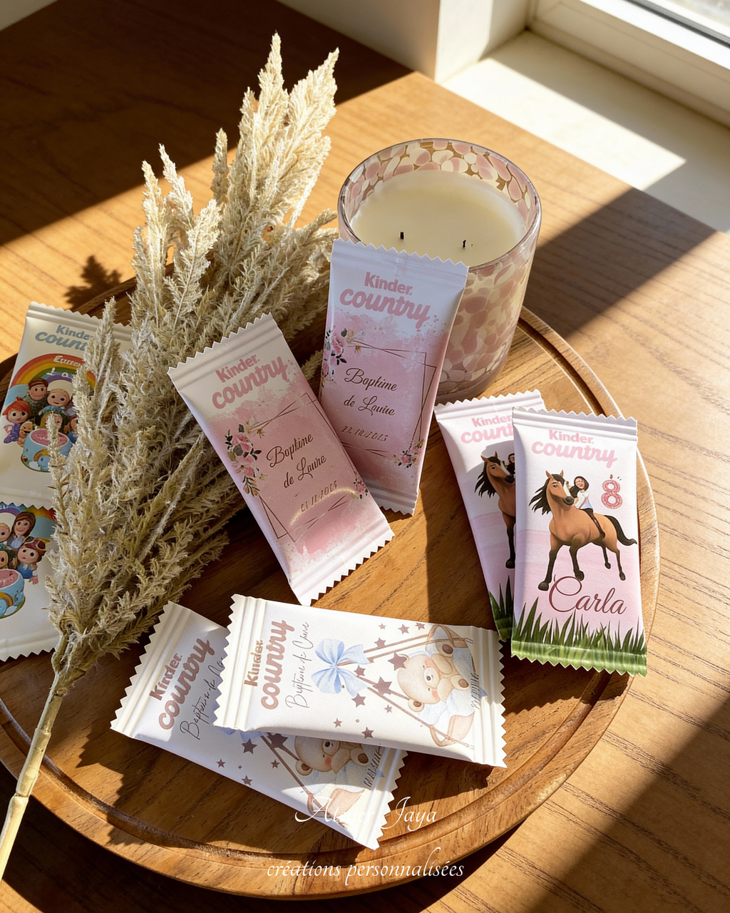 Kinder country personnalisés