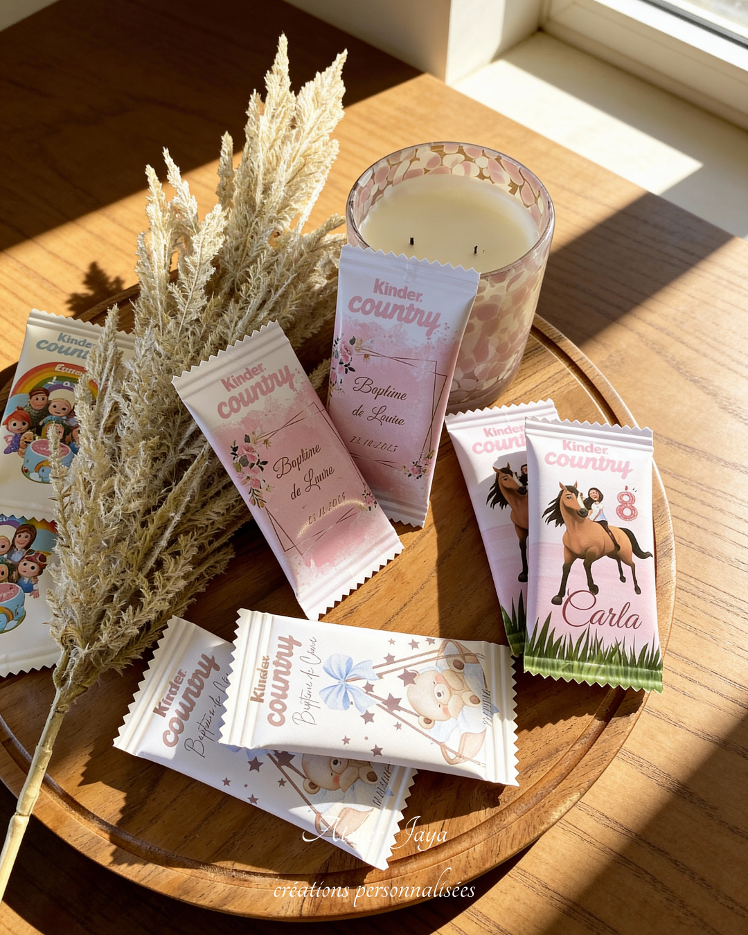 Kinder country personnalisés