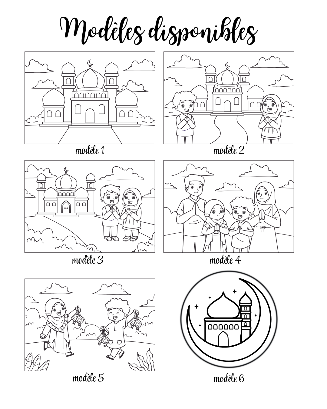 Kit de coloriage Ramadan – Édition spéciale enfants